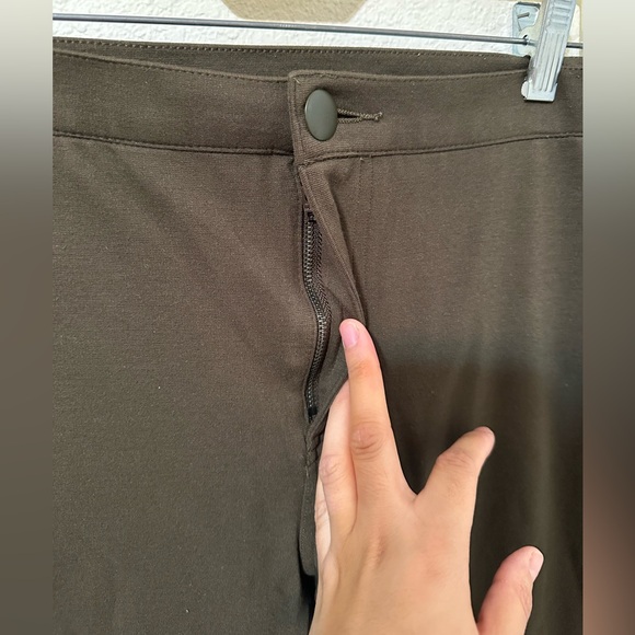 *EUC* EXPRESS Super Skinny Legging Pants Olive Green Size 4 - Picture 2 of 3